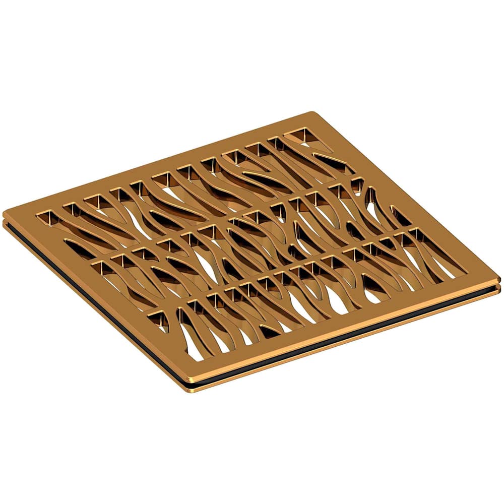 Decorative Drains 4" Square Shower Drain Grid