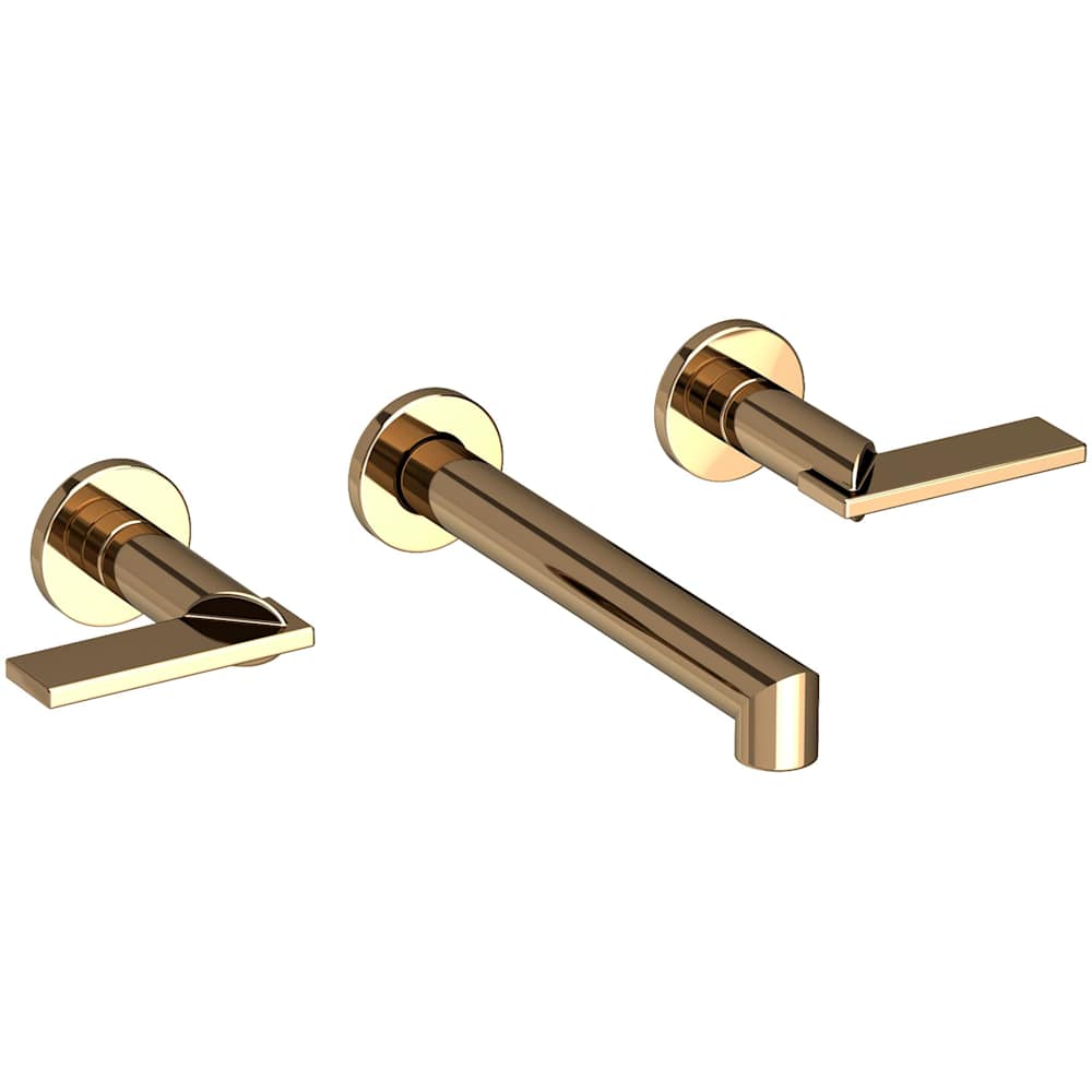 Keaton 1.2 GPM Wall Mounted Widespread Bathroom Faucet