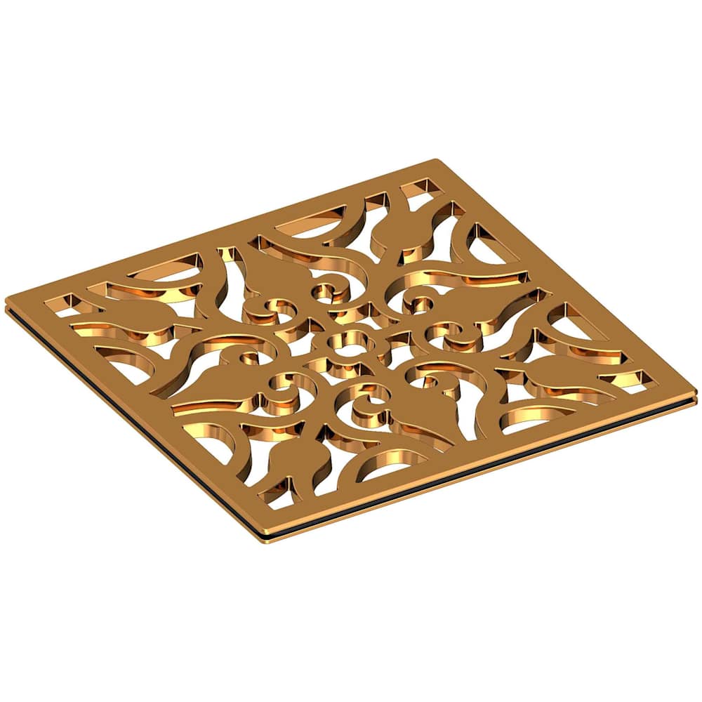 Decorative Drains 6" Square Shower Drain Grid