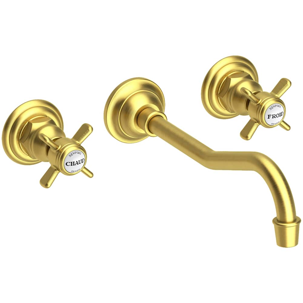 Fairfield 1.2 GPM Wall Mounted Widespread Bathroom Faucet