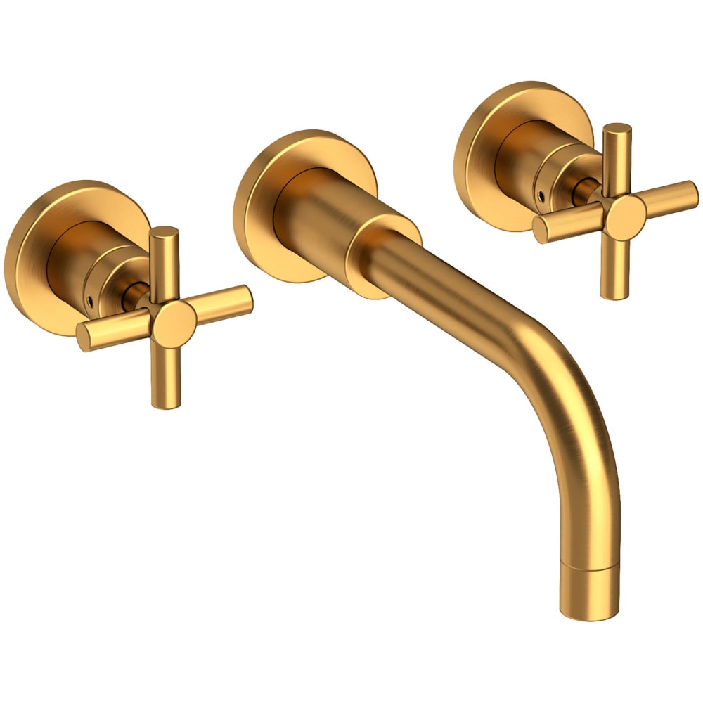 East Linear 1.2 GPM Wall Mounted Widespread Bathroom Faucet