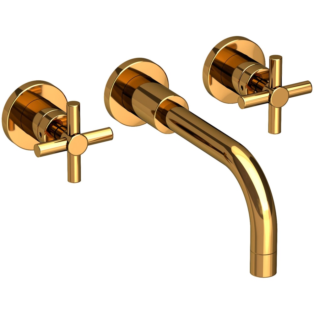 East Linear 1.2 GPM Wall Mounted Widespread Bathroom Faucet