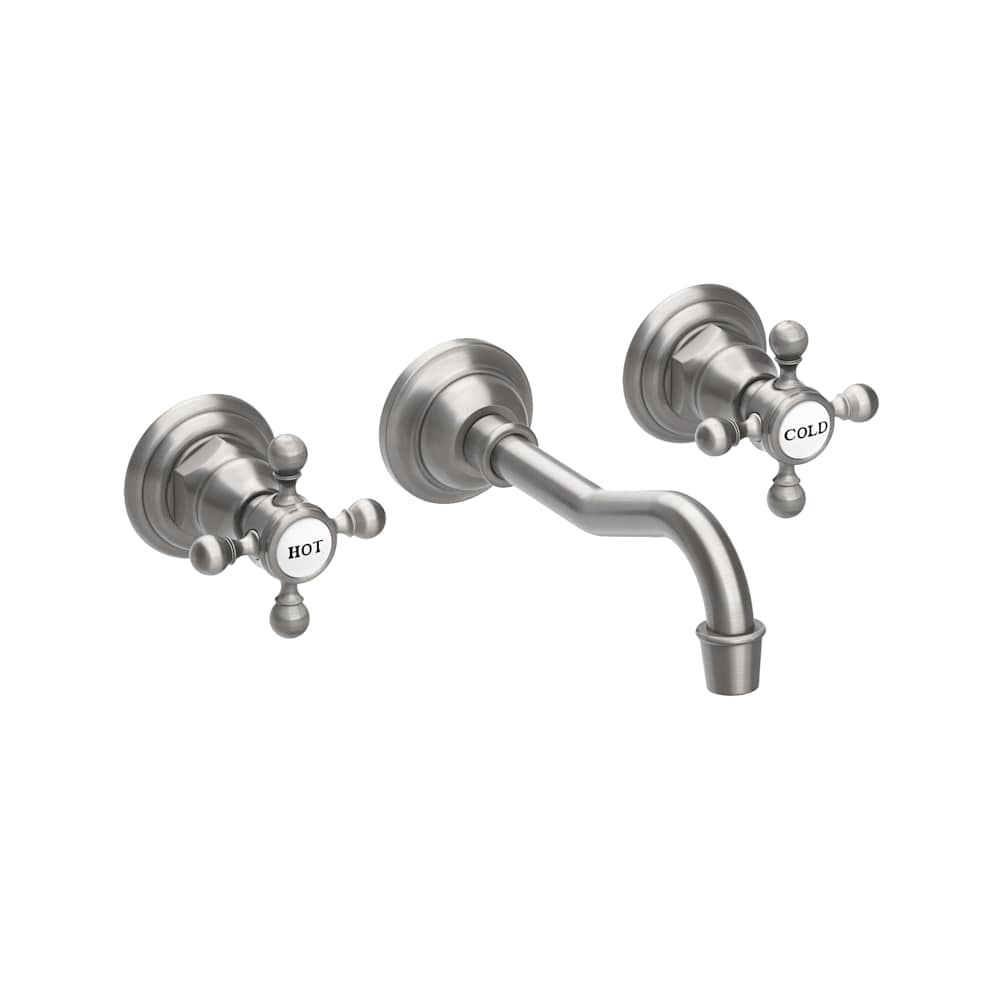 Chesterfield 1.2 GPM Wall Mounted Widespread Bathroom Faucet
