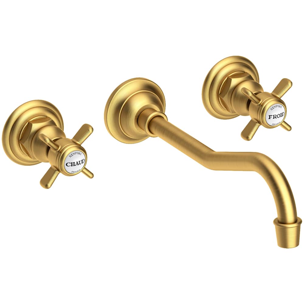 Fairfield 1.2 GPM Wall Mounted Widespread Bathroom Faucet