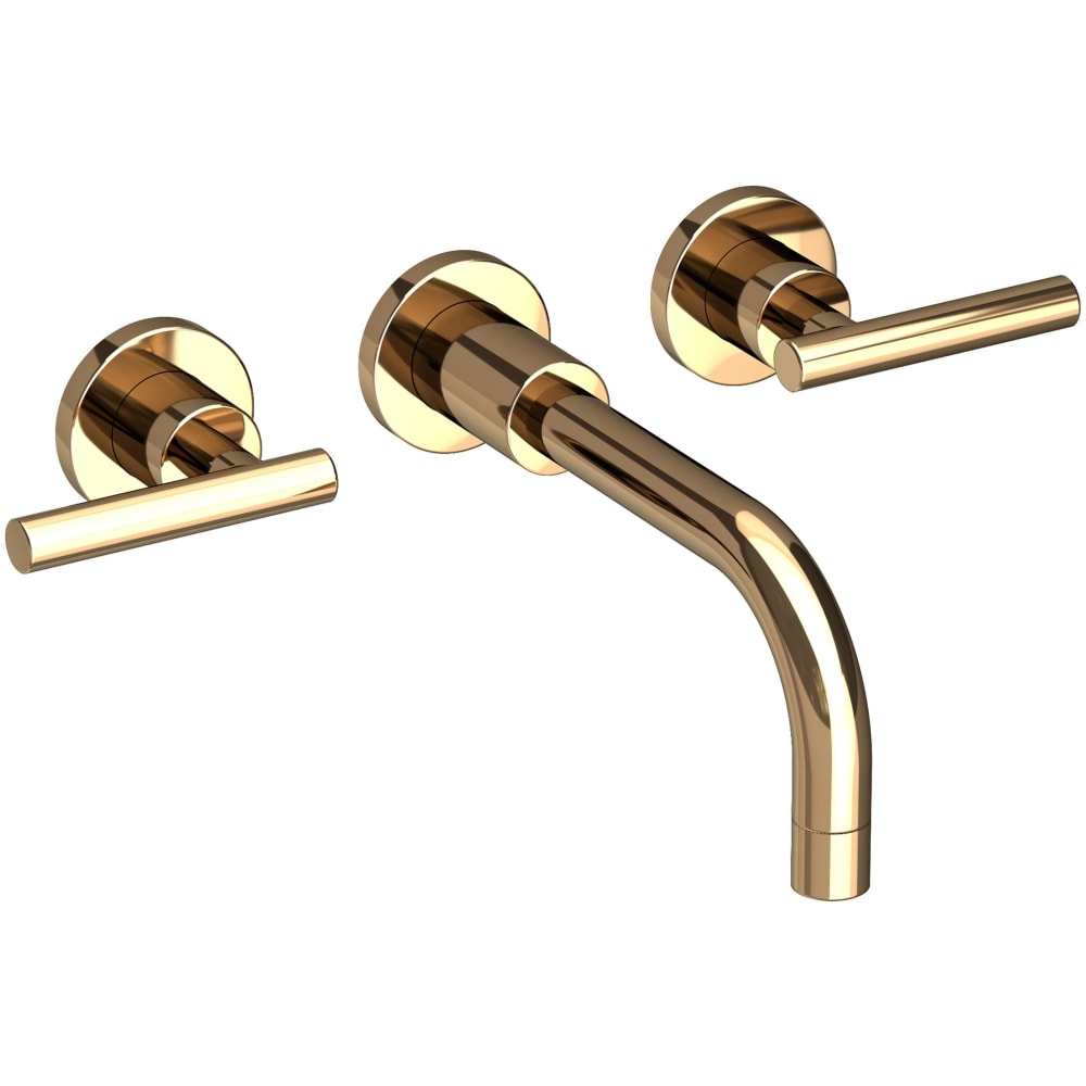 East Linear 1.2 GPM Wall Mounted Widespread Bathroom Faucet