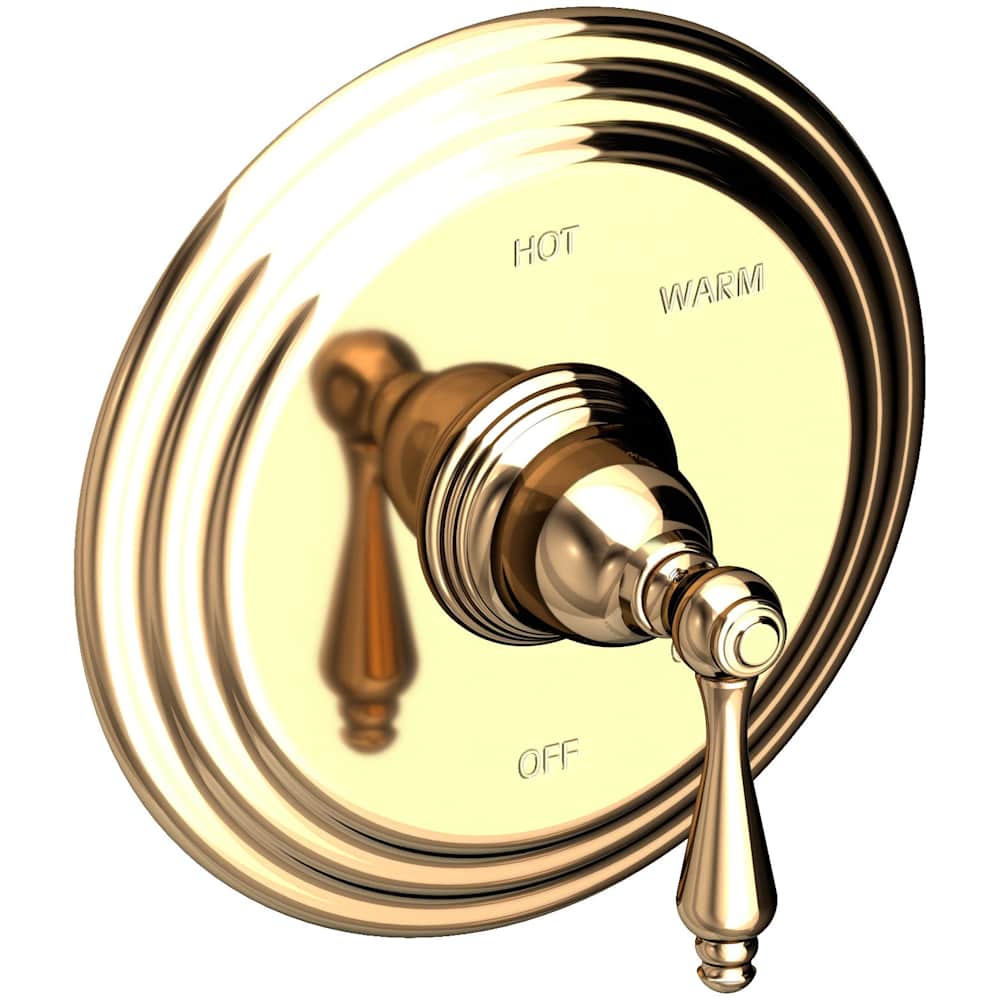 Seaport Single Handle Pressure Balanced Shower Trim Only with Metal Lever Handle less Valve and Shower Head