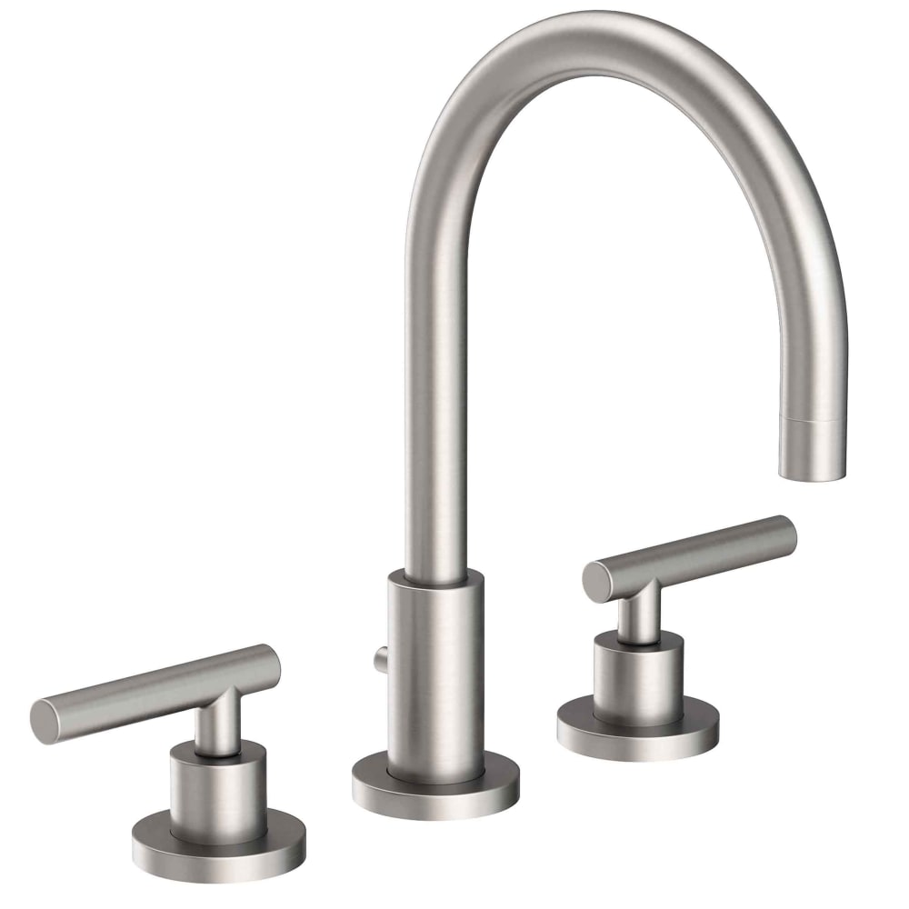 East Linear 1.2 GPM Widespread Bathroom Faucet with Pop-Up Drain Assembly