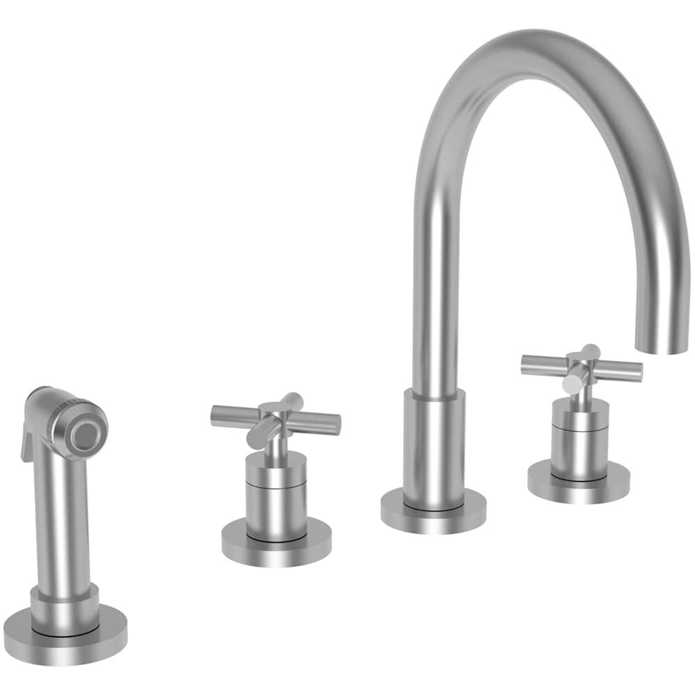 East Linear 1.8 GPM Widespread Kitchen Faucet