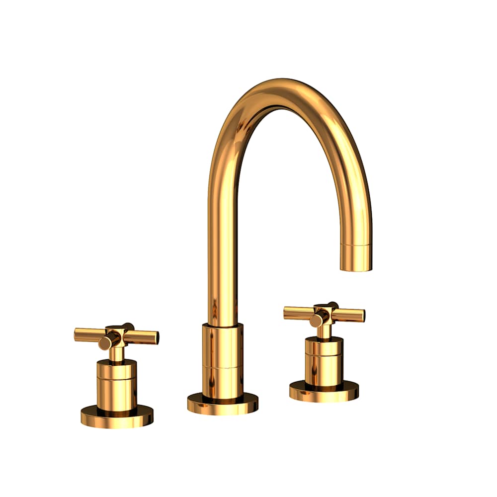 East Linear 1.8 GPM Widespread Kitchen Faucet