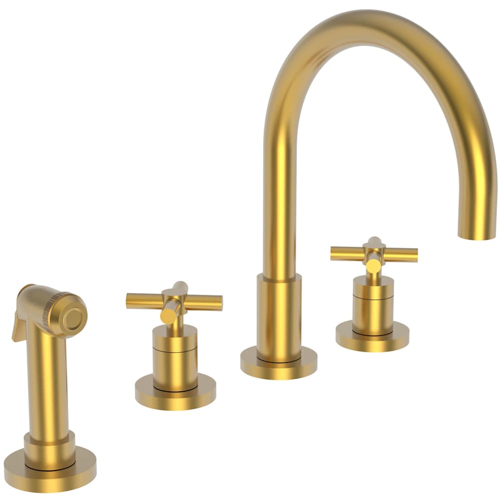 East Linear 1.8 GPM Widespread Kitchen Faucet
