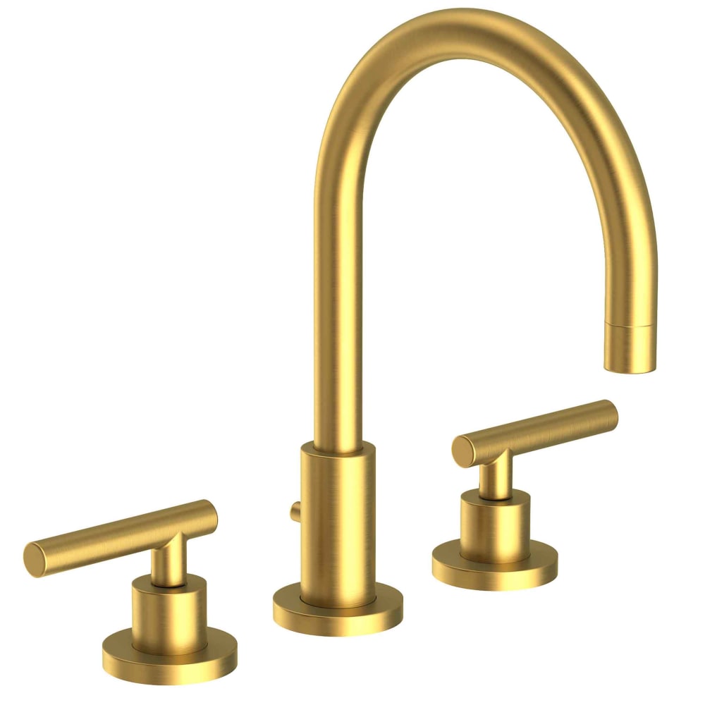 East Linear 1.2 GPM Widespread Bathroom Faucet with Pop-Up Drain Assembly
