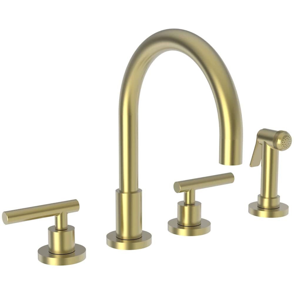 East Linear 1.8 GPM Widespread Kitchen Faucet