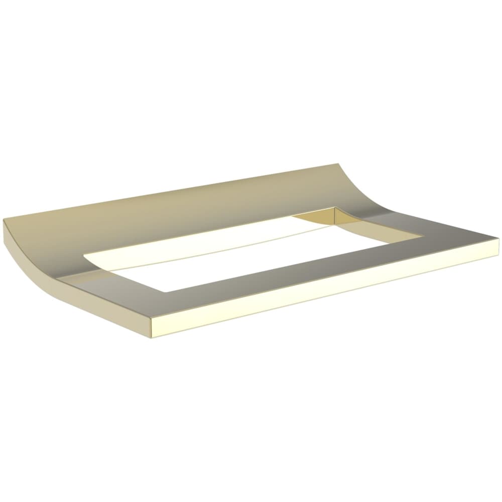 Secant Solid Brass Towel Ring
