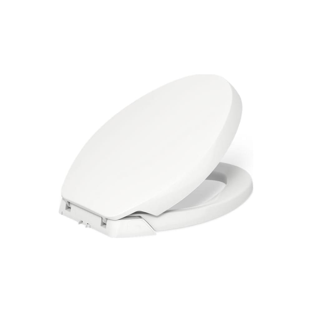 Purefresh Elongated Closed Front Toilet Seat with Purefresh Air Filtering, Night Light, and Quiet-Close Technology