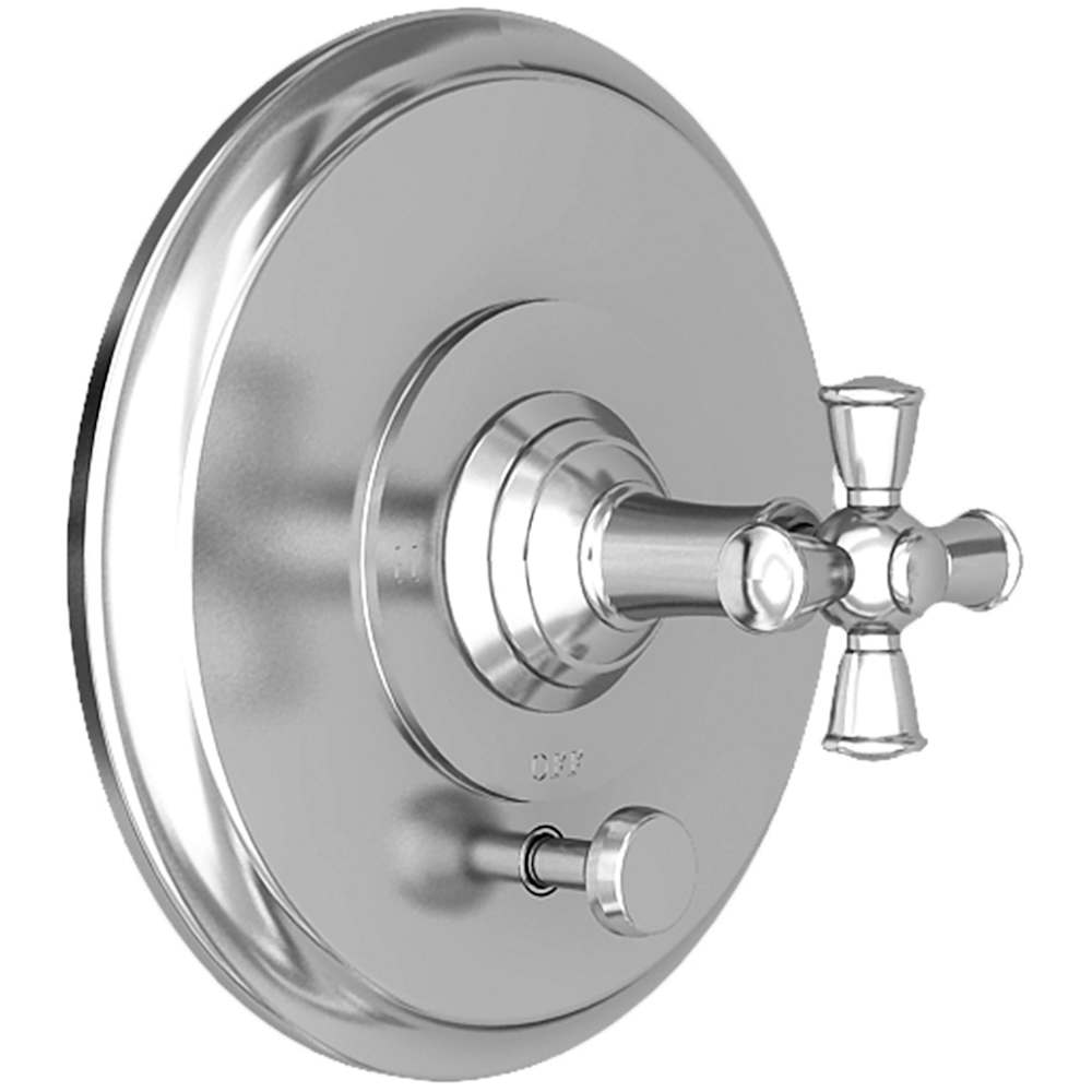 Aylesbury Single Function Pressure Balanced Valve Trim Only with Integrated Diverter and Metal Cross Handle