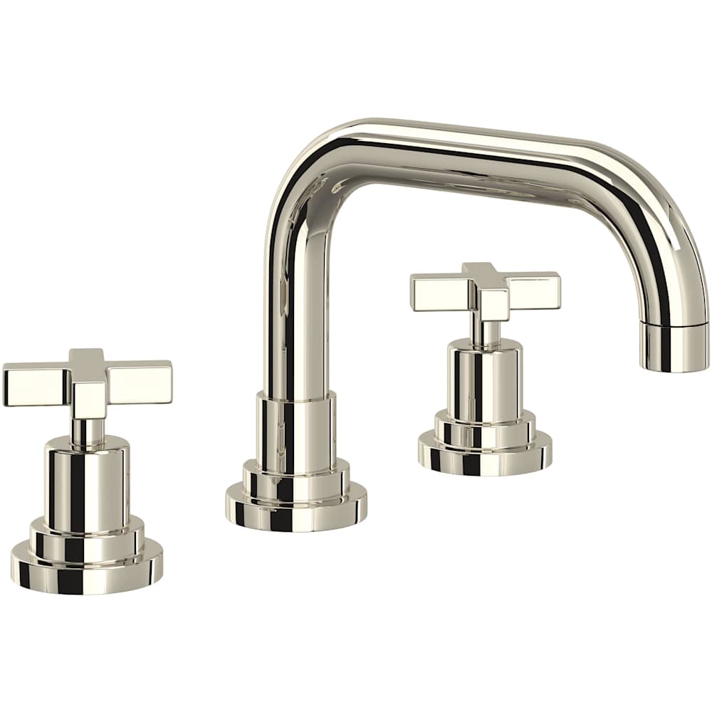 Lombardia 1.2 GPM Widespread Bathroom Faucet with Pop-Up Drain Assembly