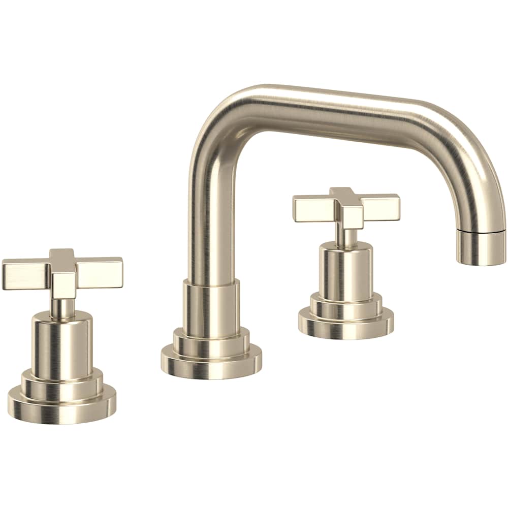 Lombardia 1.2 GPM Widespread Bathroom Faucet with Pop-Up Drain Assembly