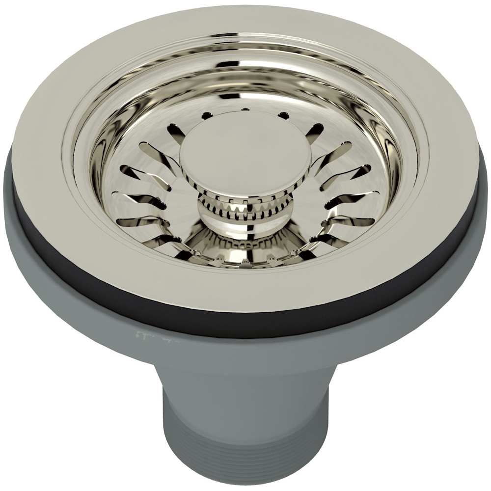 3-1/2" Basket Strainer - Less Remote Pop-Up