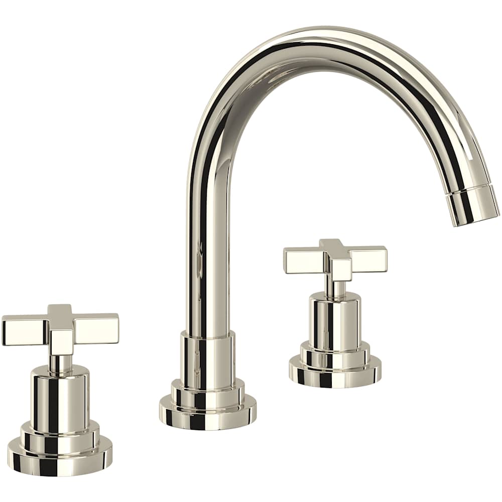 Lombardia 1.2 GPM Widespread Bathroom Faucet with Pop-Up Drain Assembly