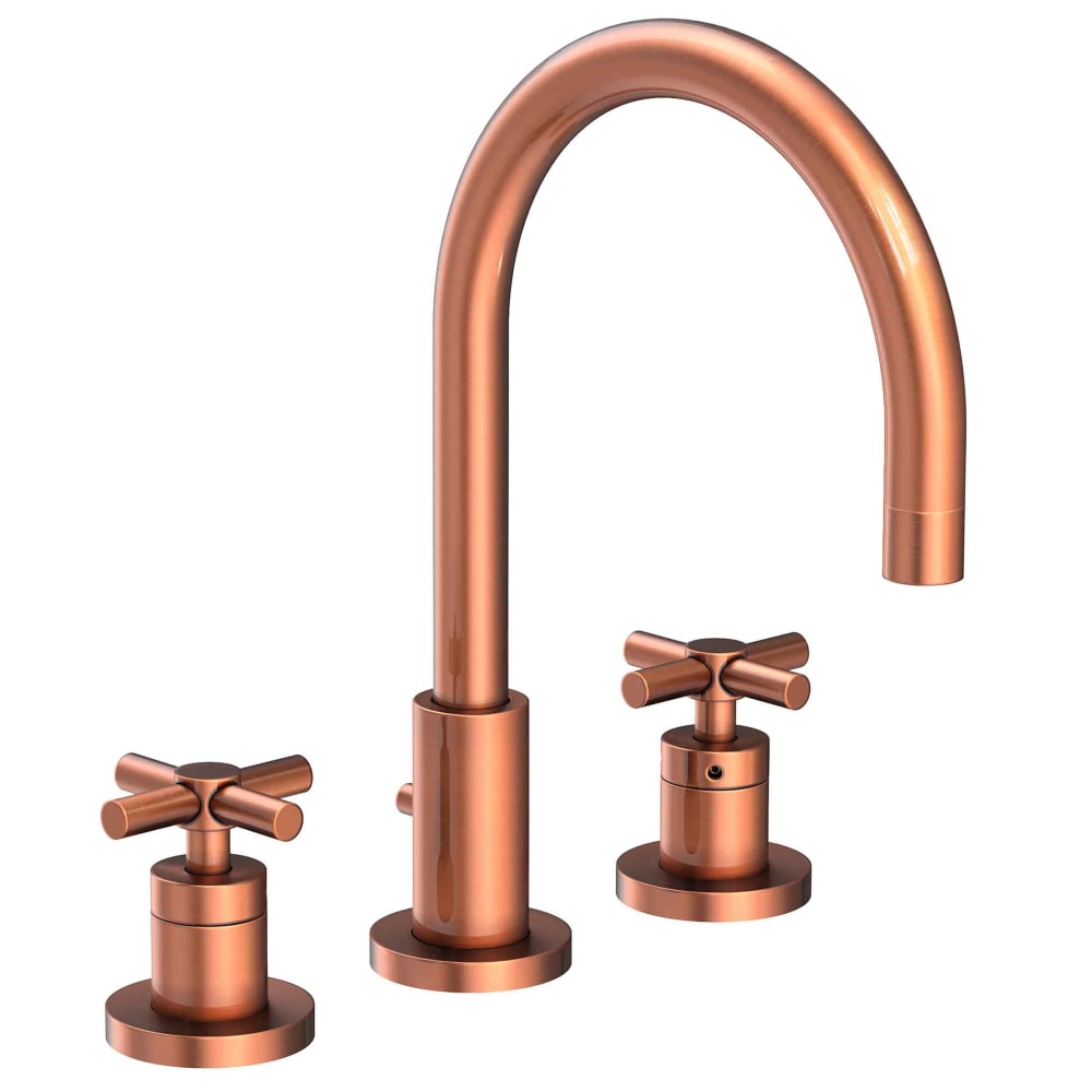 East Linear 1.2 GPM Widespread Bathroom Faucet with Pop-Up Drain Assembly