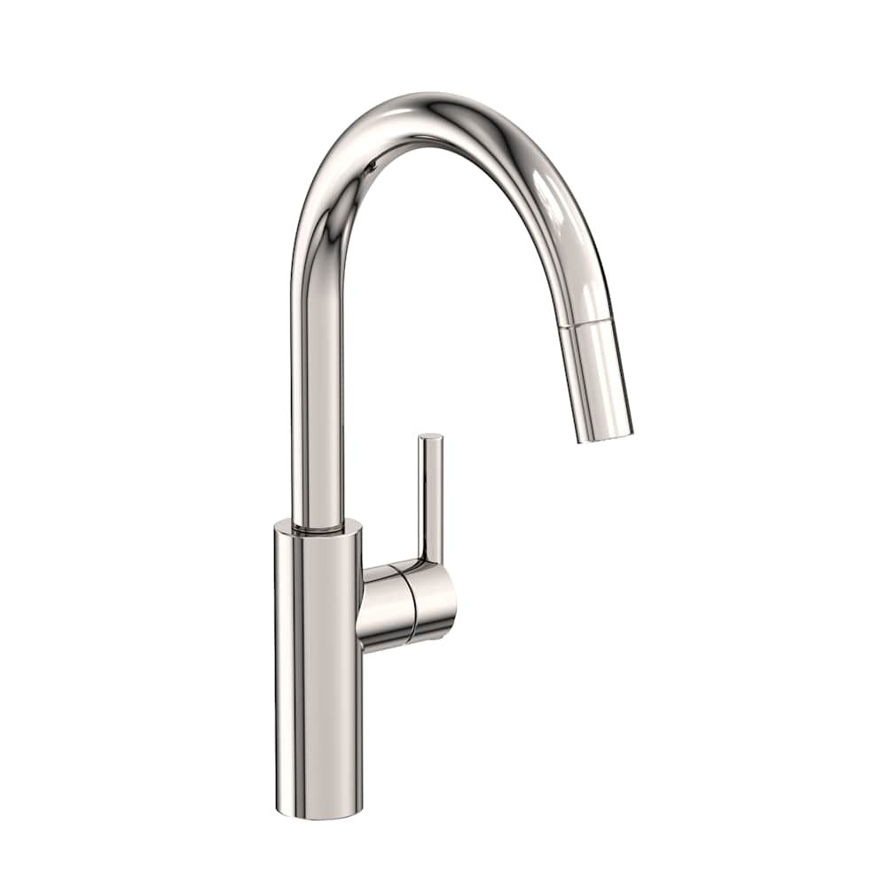 East Linear 1.8 GPM Single Hole Pull Down Kitchen Faucet