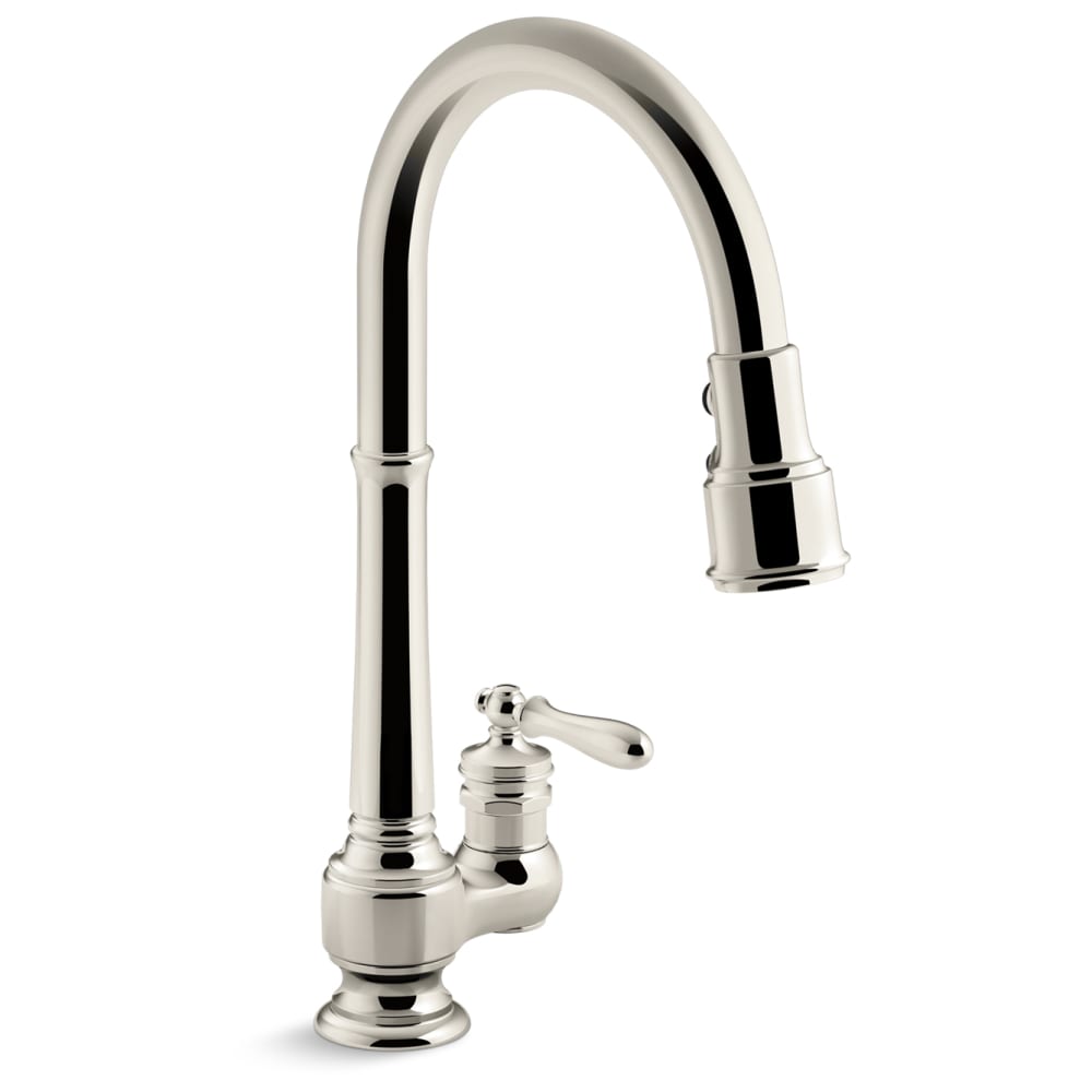 Artifacts 1.5 GPM Single Hole Pull Down Kitchen Faucet