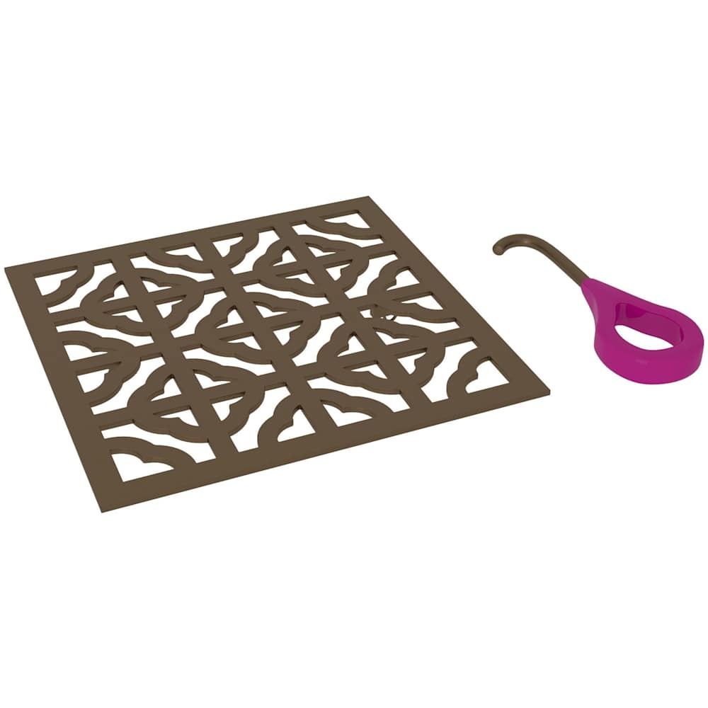 Petal 5-1/8" x 5-1/8" Decorative Spa Shower Drain Cover