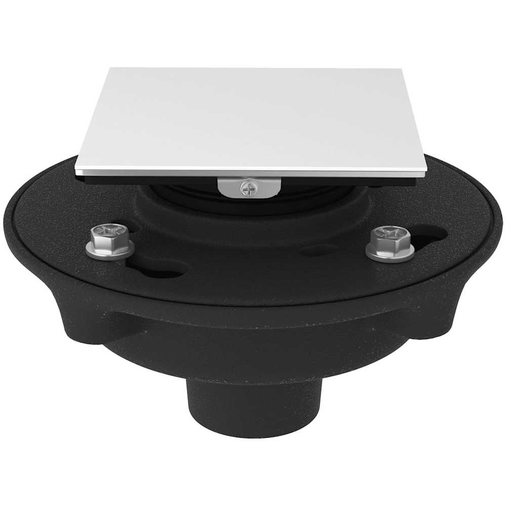 Cast Iron 2" No Hub Spa Shower Drain Body Kit