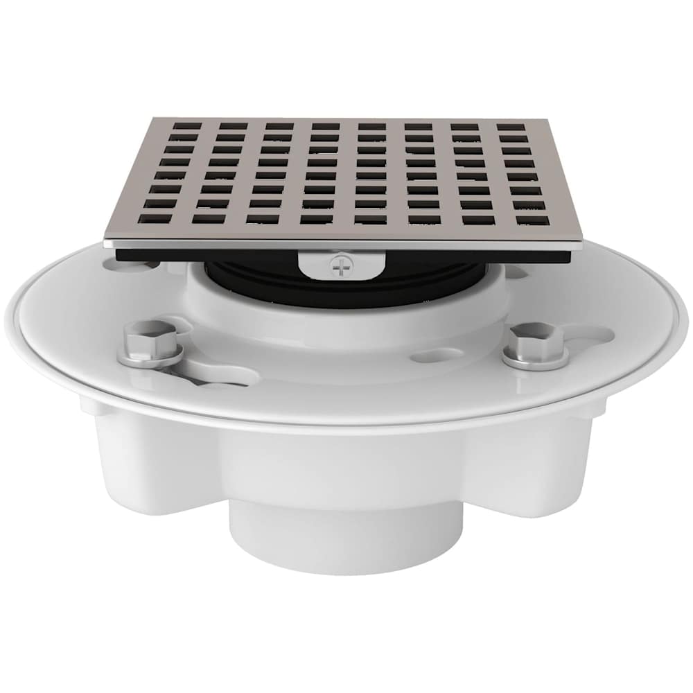 PVC 2" X 3" Spa Shower Drain Kit with Matrix Decorative Cover