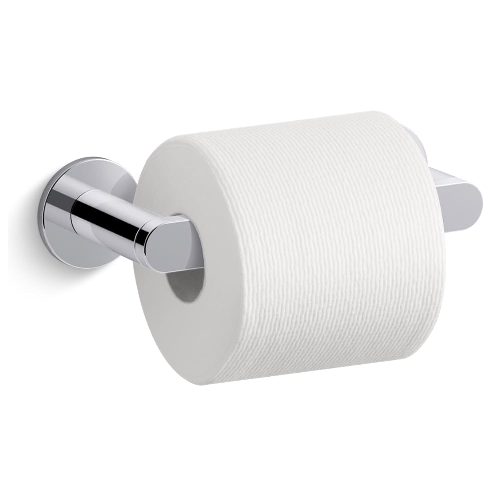 Composed Wall Mounted Pivoting Toilet Paper Holder