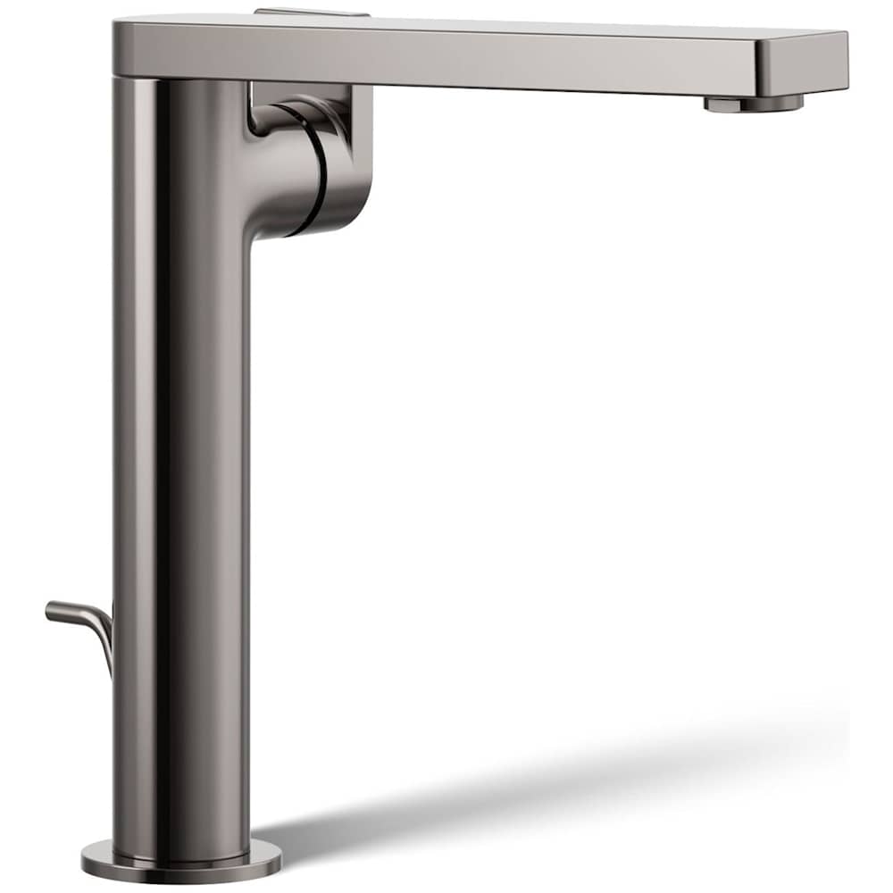 Composed 1.2 GPM Vessel Single Hole Bathroom Faucet with Pop-Up Drain Assembly