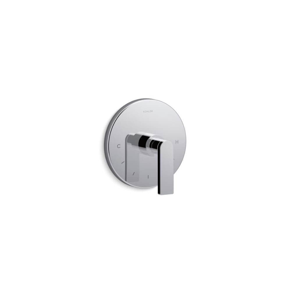 Composed Thermostatic Valve Trim Only with Single Lever Handle - Less Rough In