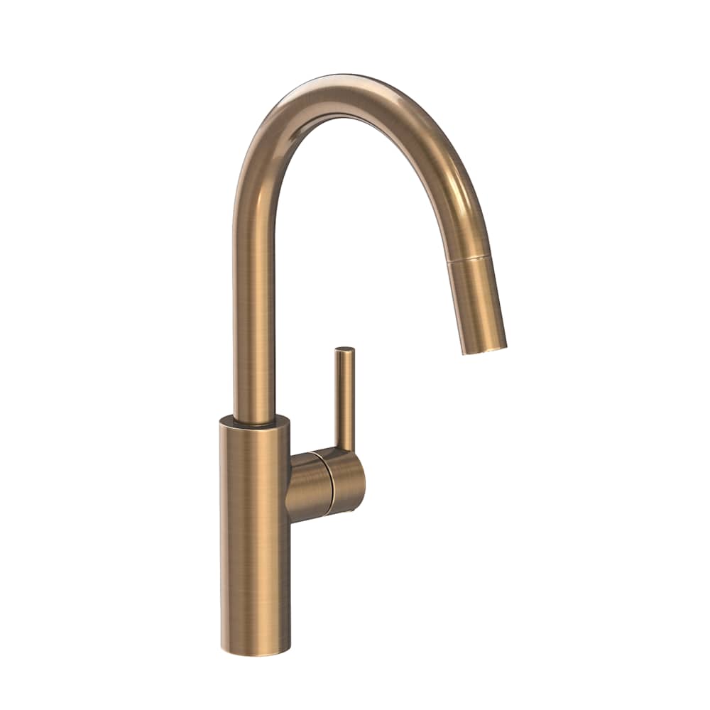 East Linear 1.8 GPM Single Hole Pull Down Kitchen Faucet