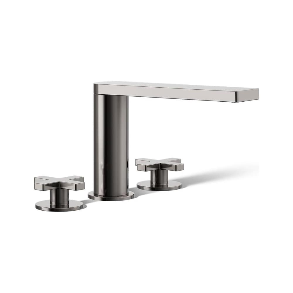 Composed Widespread Deck Mounted Roman Tub Filler with Cross Handles
