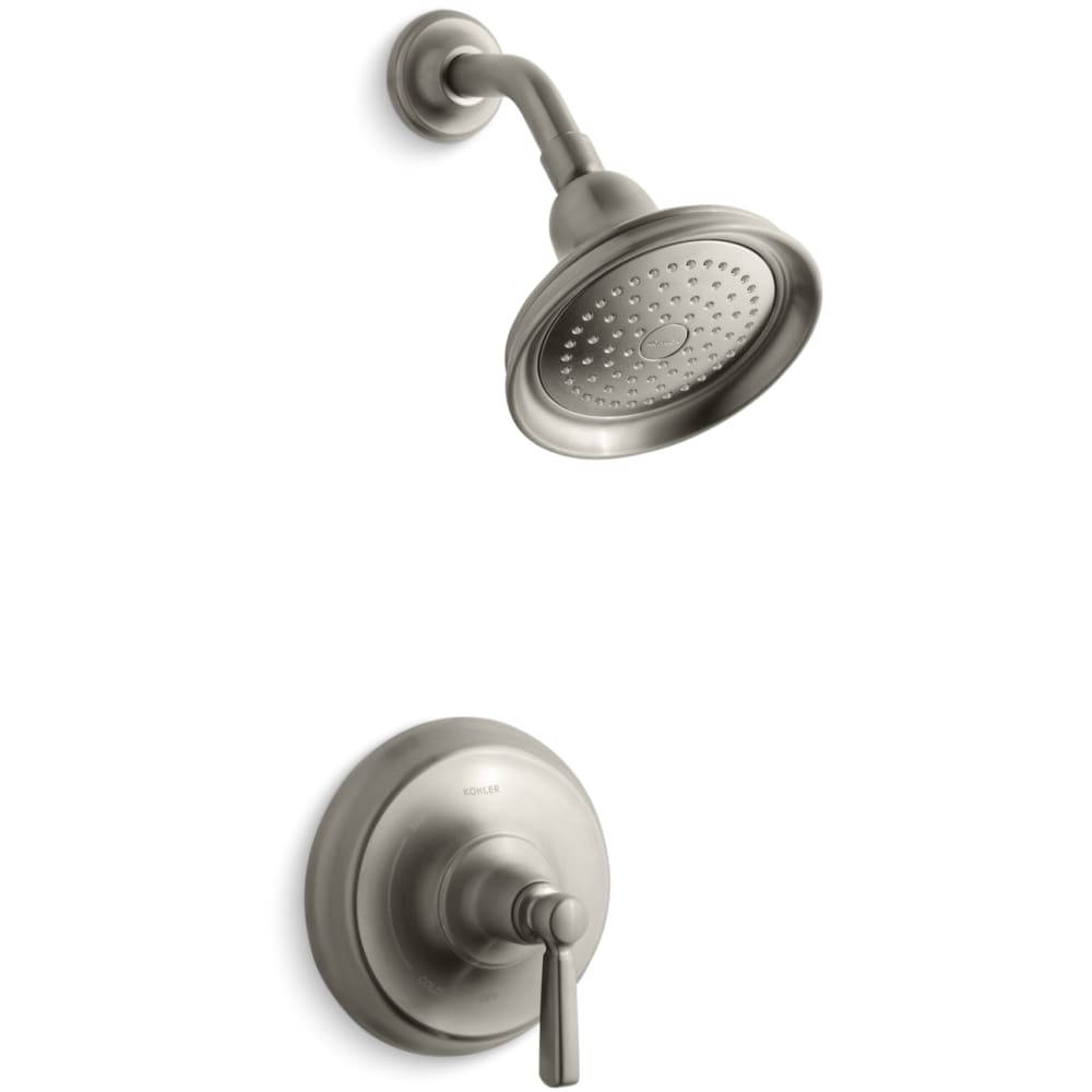 Bancroft Single Handle Rite Temp Pressure Balanced Shower Only Trim with Rain Shower Head