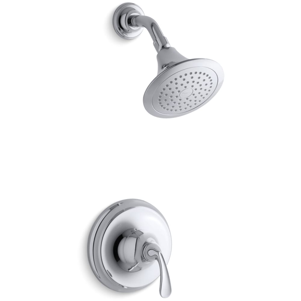 Forte Shower Trim Package with Single Function Shower Head and Rite Temp Technology