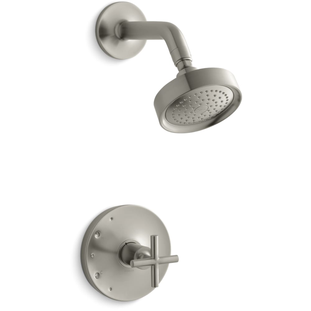 Purist Shower Only Trim Package with 2.5 GPM Single Function Shower Head with MasterClean and Rite-Temp Technologies