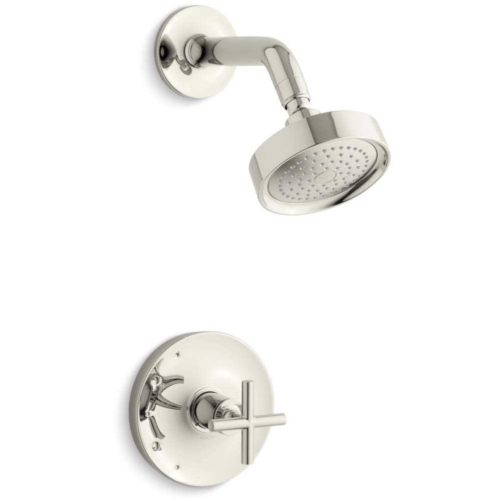 Purist Shower Only Trim Package with 2.5 GPM Single Function Shower Head with MasterClean and Rite-Temp Technologies