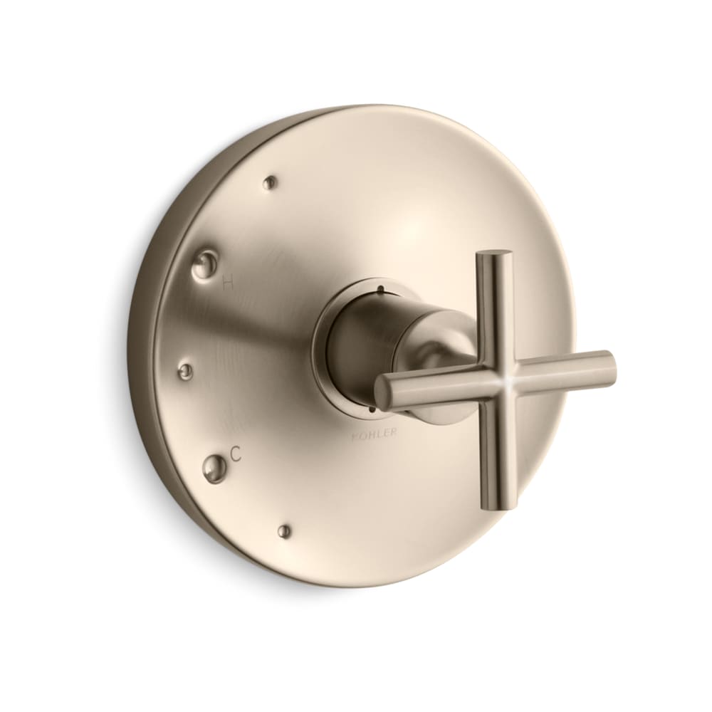 Purist Pressure Balanced Valve Trim Only with Single Cross Handle - Less Rough In