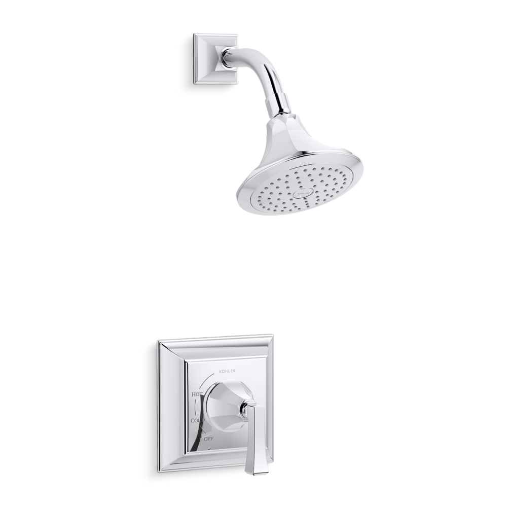 Memoirs Rite-Temp Pressure Balanced Valve Trim with Shower Head, Shower Arm and Deco Handle