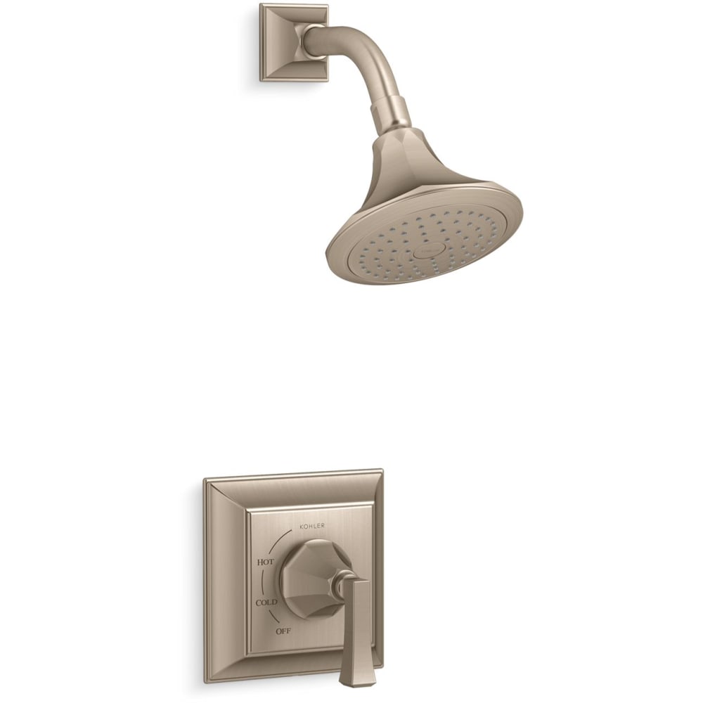 Memoirs Rite-Temp Pressure Balanced Valve Trim with Shower Head, Shower Arm and Deco Handle