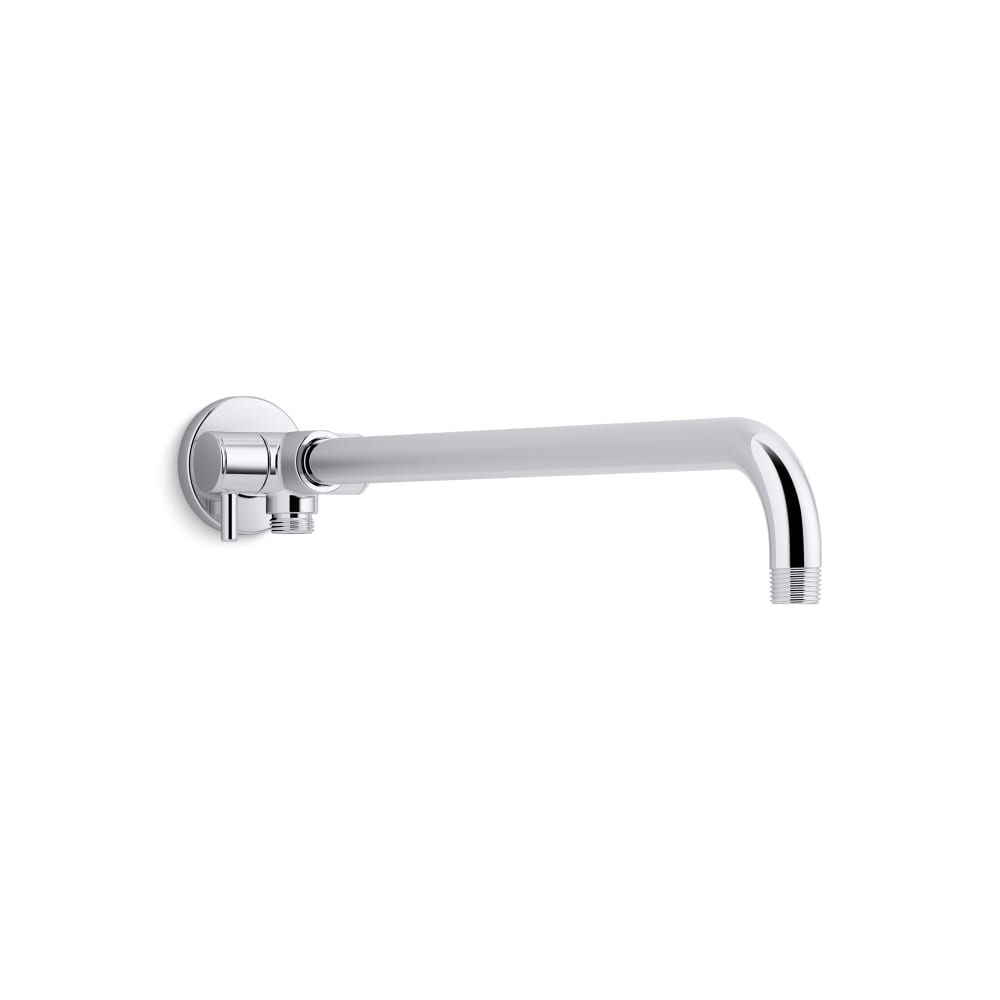 18-3/16" Wall-Mounted Rainhead Shower Arm with Handshower Diverter
