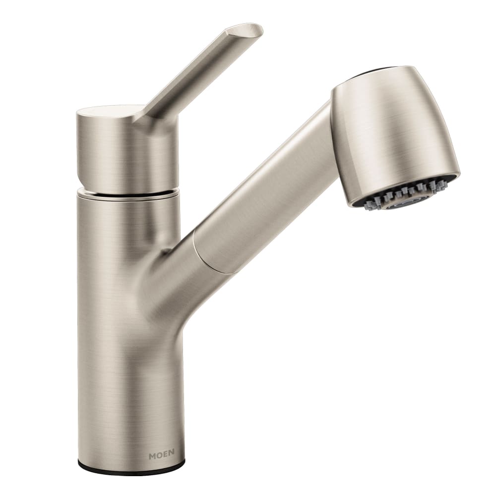 Moen Method Single Handle Pullout Spray Kitchen Faucet with Duralock™ Technology Spot Resist Stainless