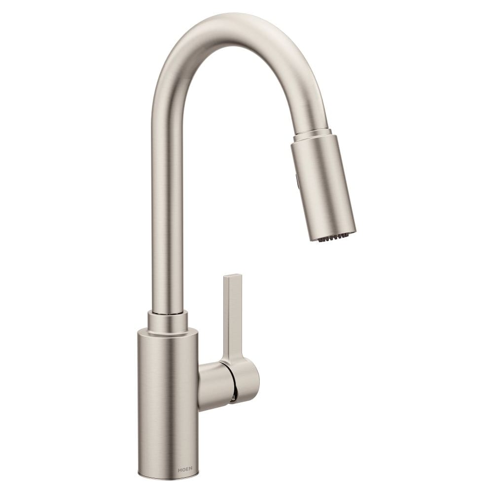 Moen Genta LX Pull-Down Spray Kitchen Faucet with PowerClean Technology Spot Resist Stainless