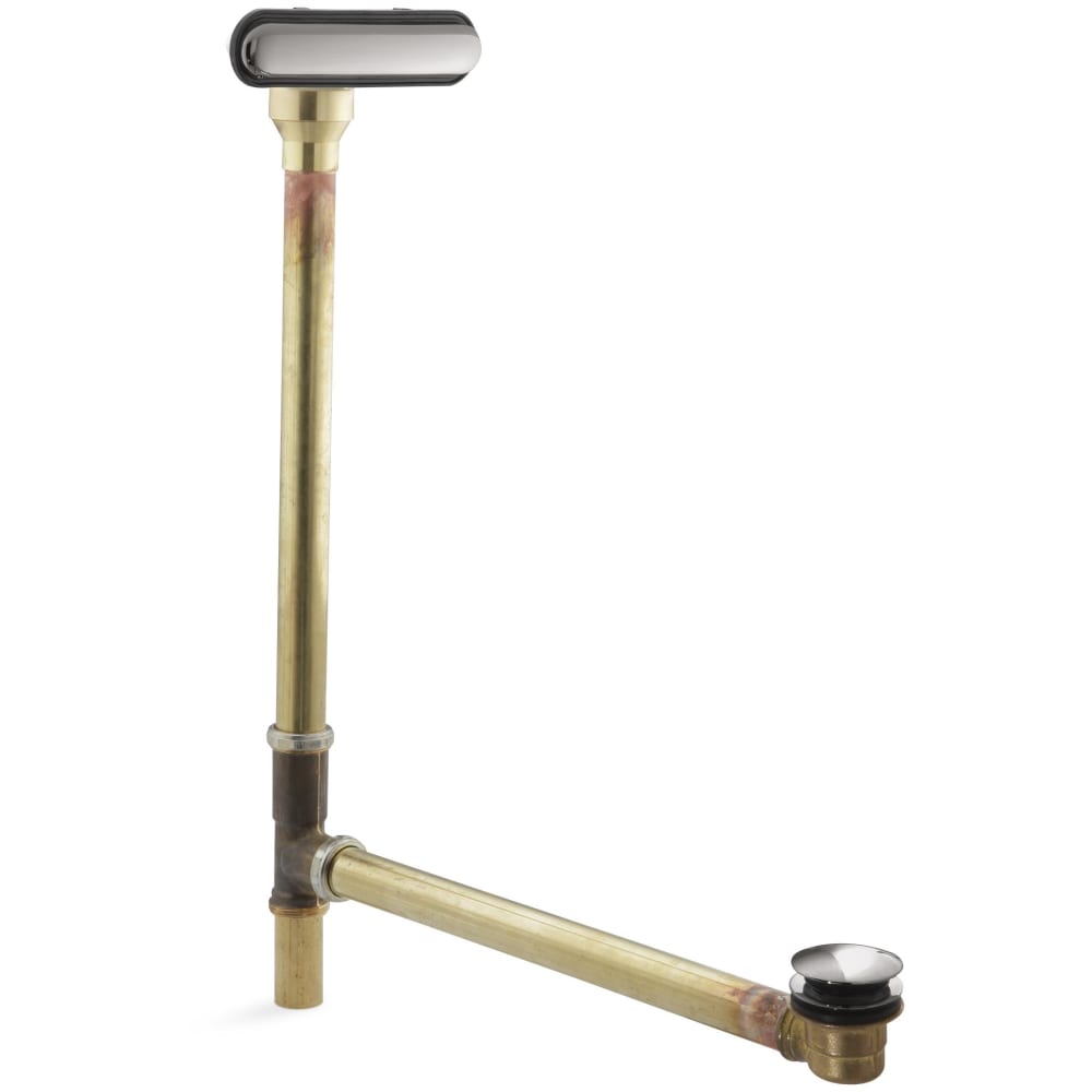 Clearflo 1-1/2" Toe-Tap Tub Drain Kit - with Brass Slotted Overflow