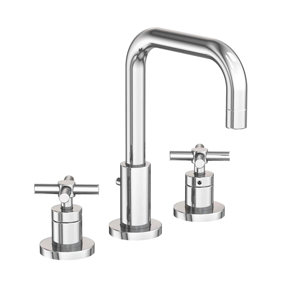 East Square 1.2 GPM Widespread Bathroom Faucet with Pop-Up Drain Assembly