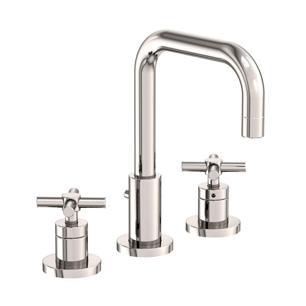 East Square 1.2 GPM Widespread Bathroom Faucet with Pop-Up Drain Assembly