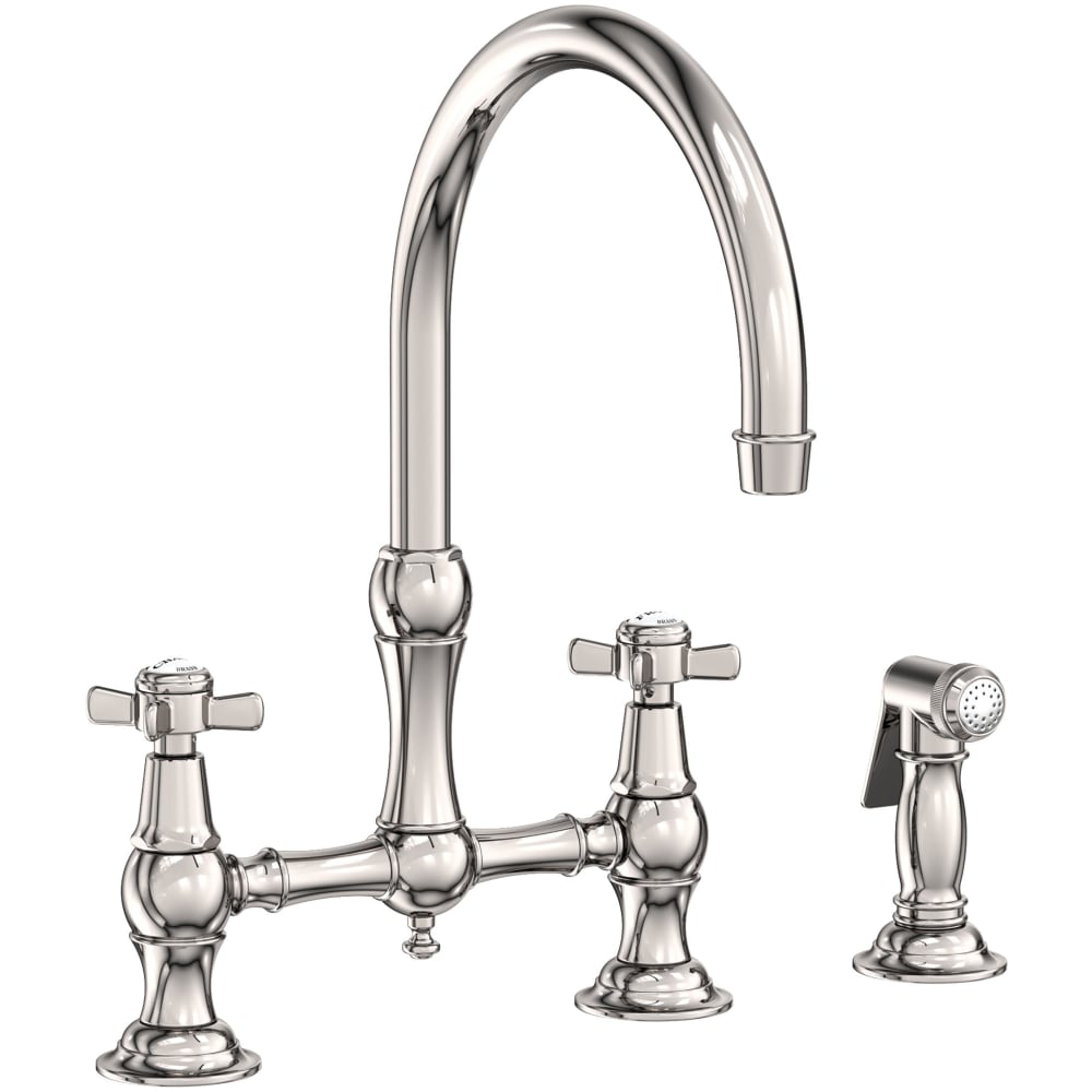 Fairfield 1.8 GPM Widespread Bridge Kitchen Faucet - Includes Side Spray