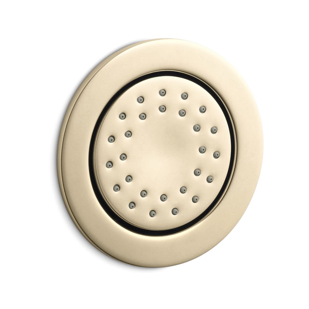 WaterTile 2 GPM Round Metal Body Spray with Katalyst Technology