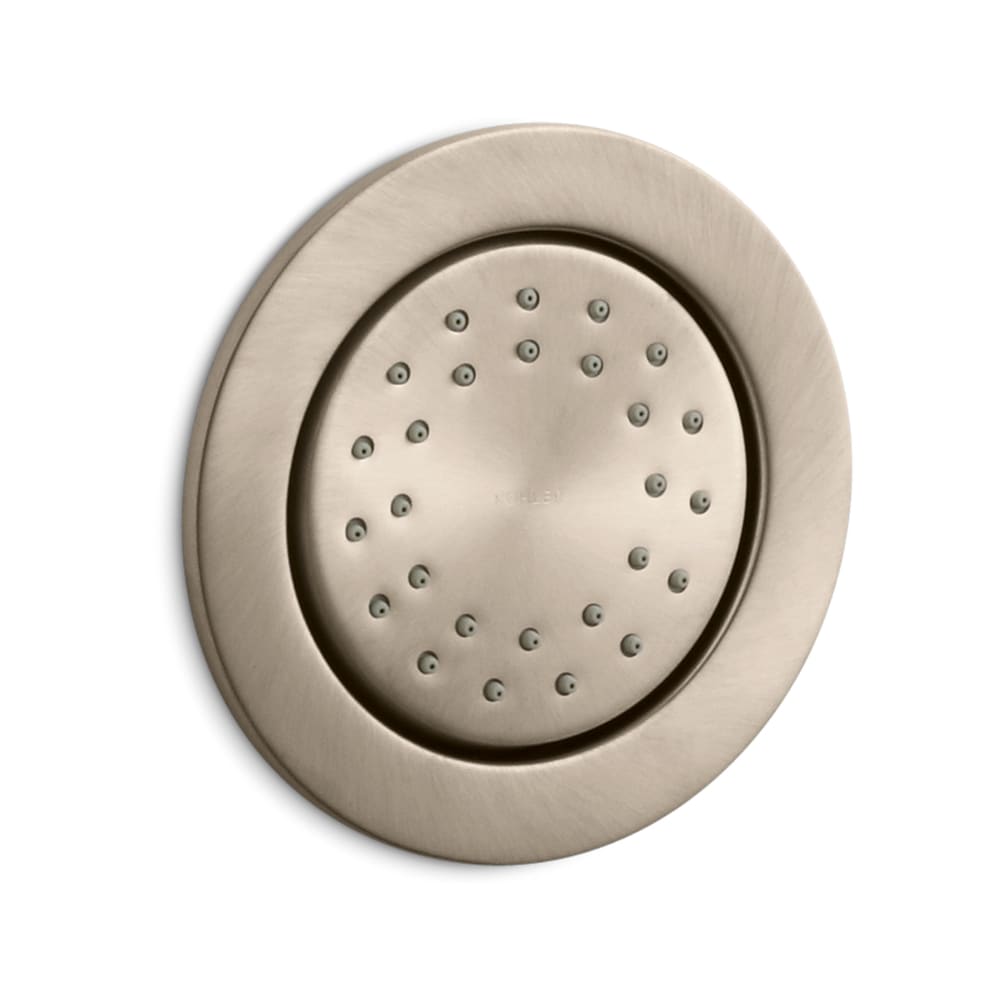 WaterTile 2 GPM Round Metal Body Spray with Katalyst Technology